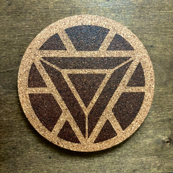 Other - Iron Man Arc Reactor Laser Engraved Coaster